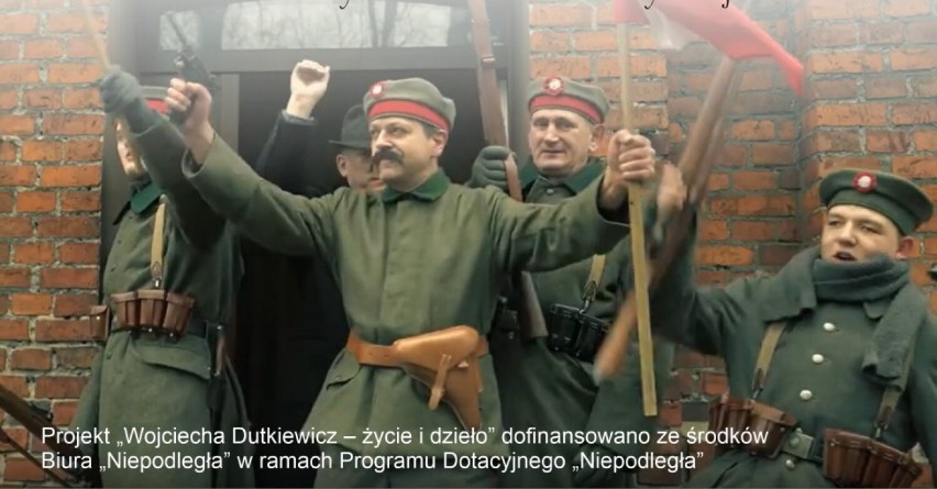 Rogoźno. Projekcja filmu o przebiegu Powstania Wielkopolskiego w regionie "Płomień wolności- budzyńska epopeja" 