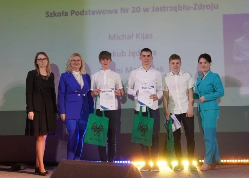 Najlepsi w konkursie okazali się uczniowie jastrzębskiej SP...
