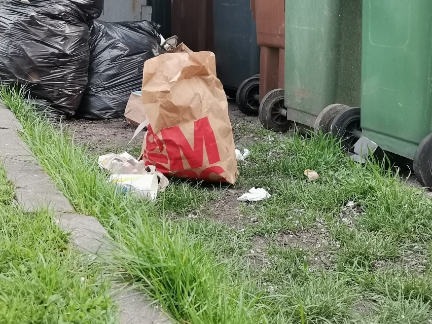 Leszno. Klienci McDonald's zaśmiecają miasto. Osiedle Przyjaźni i trasa na Nowy Świat to obraz nędzy i rozpaczy [ZDJĘCIA] 