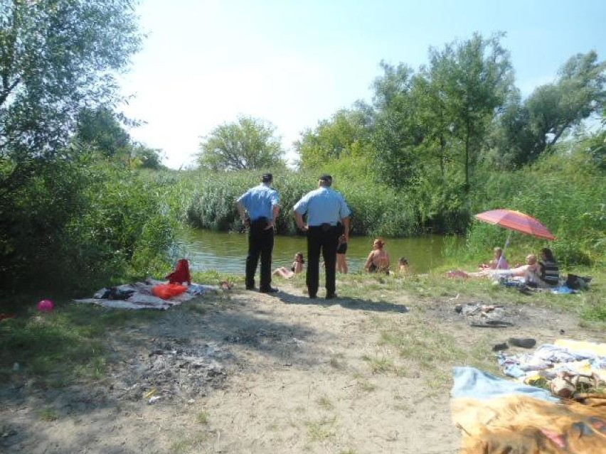 Zakaz kąpieli na rzece Elbląg