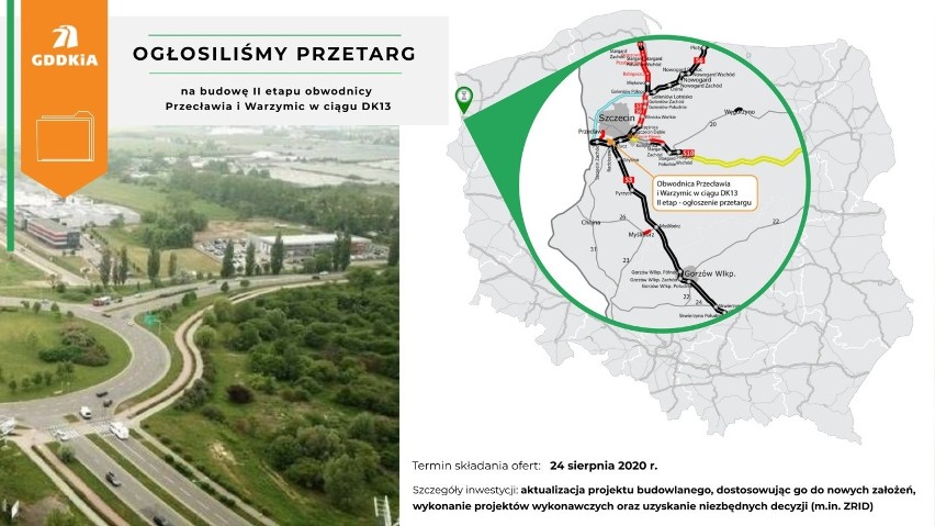 Wybrali projektantów II etapu obwodnicy Przecławia i Warzymic