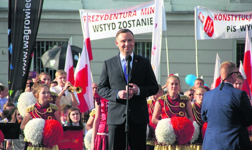 9 czerwca Wągrowiec odwiedził prezydent Andrzej Duda. Na...