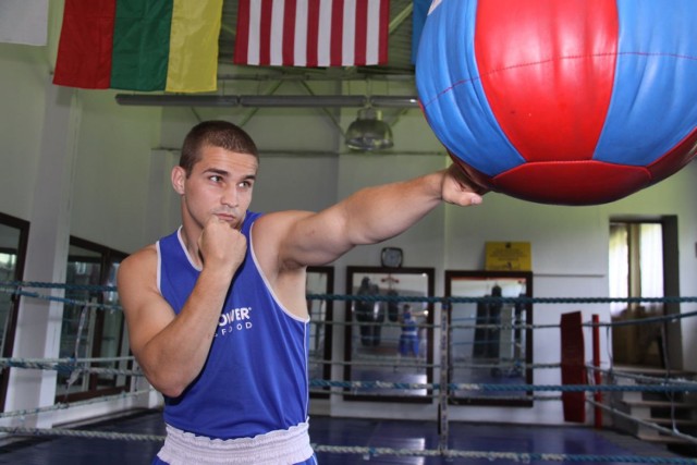 Tomasz Gromadzki,trening bokserski,06 kleofas katowice