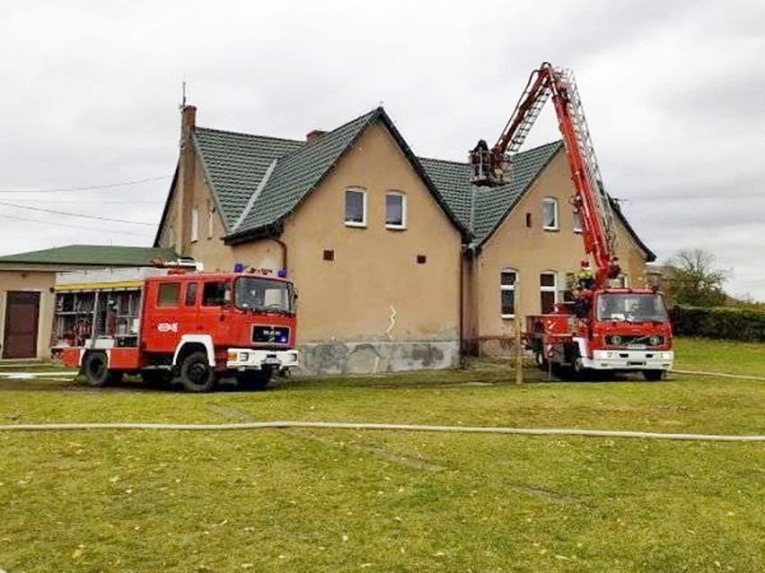 Ćwiczenia strażaków-ochotników z gminy Gardeja odbyły się na...