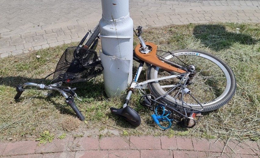 Wypadek w Przemyślu. Na ul. Ofiar Katynia kierująca oplem potrąciła rowerzystkę [ZDJĘCIA]