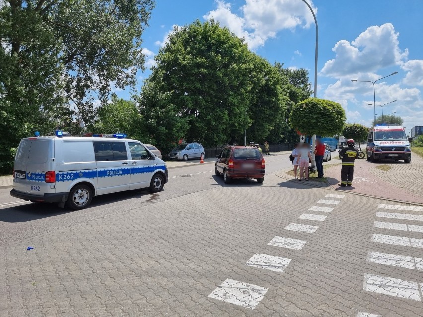 Wypadek w Przemyślu. Na ul. Ofiar Katynia kierująca oplem potrąciła rowerzystkę [ZDJĘCIA]