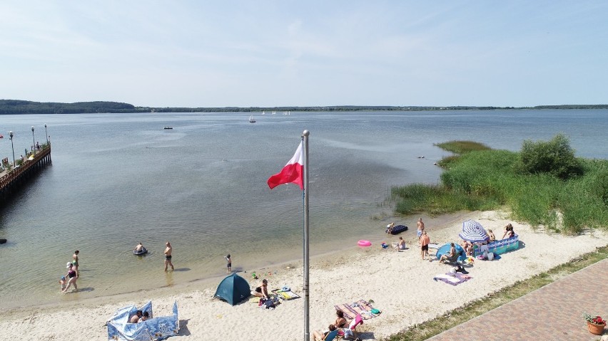 Kąpielisko w Lubkowie nad Jeziorem Żarnowieckim - bez sinic