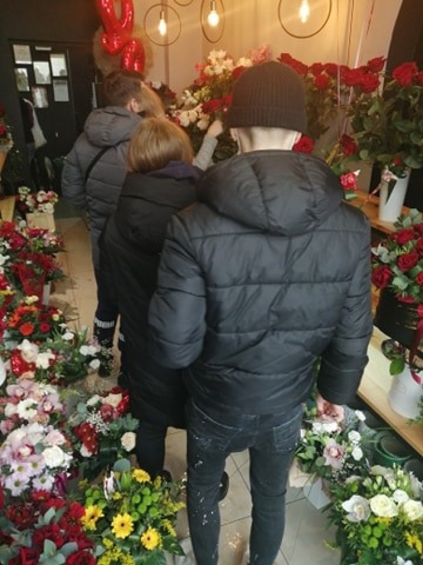 Walentynki 2021 w kwiaciarniach w Piotrkowie
