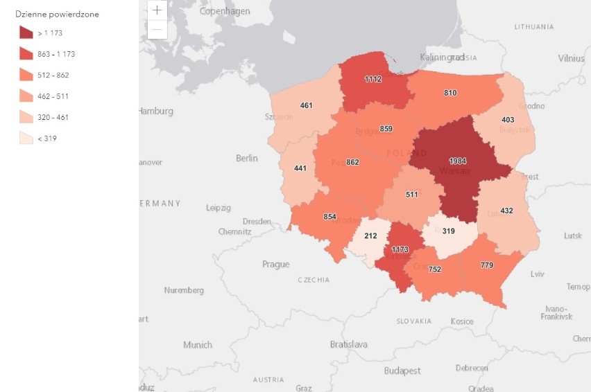 Drugi dzień z rzędu z zakażeniami powyżej 12 tysięcy.