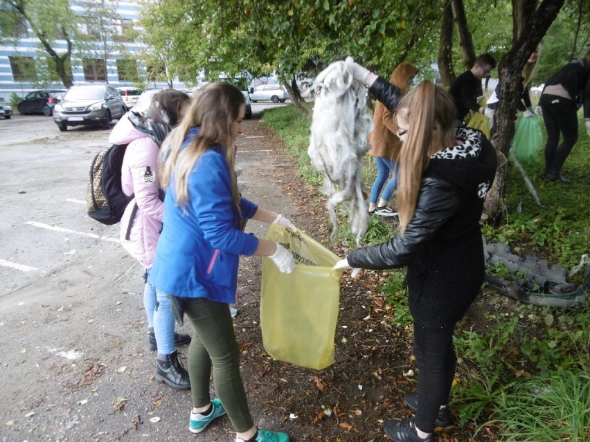 Uczniowie ZSI uczestniczyli w akcji "Sprzątanie Świata"