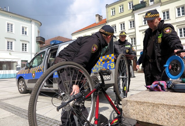 Znakowanie rowerów w Piotrkowie