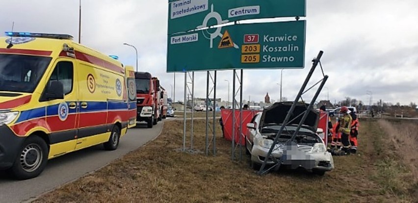 Darłowo. Bardzo groźnie na ul. Lotników Morskich. Reanimacja... Zdjęcia