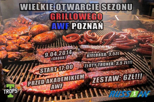 Wielkie otwarcie sezonu grillowego z AWF Poznań