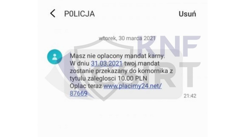 Policjanci ostrzegają przed fałszywymi SMS-ami: „Masz nieopłacony mandat". Można stracić wszystkie pieniądze