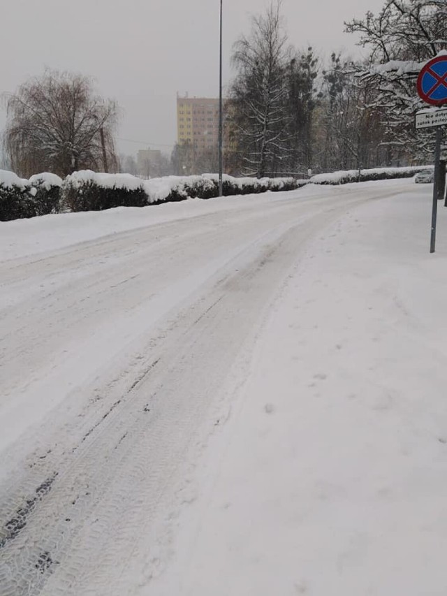 Tak wyglądało Jastrzębie i miejskie drogi po ataku zimy.