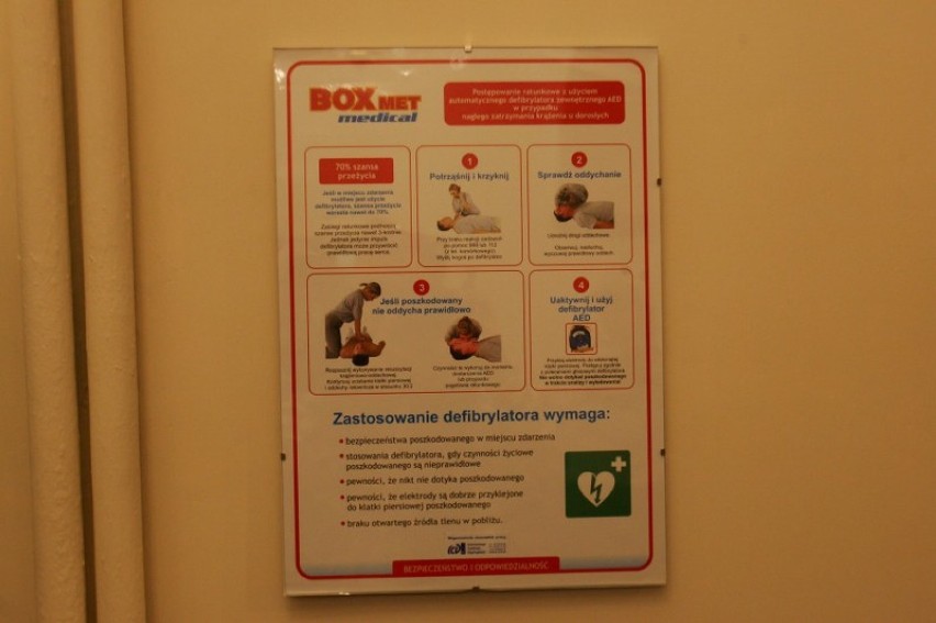 Defibrylatory AED w pociągach