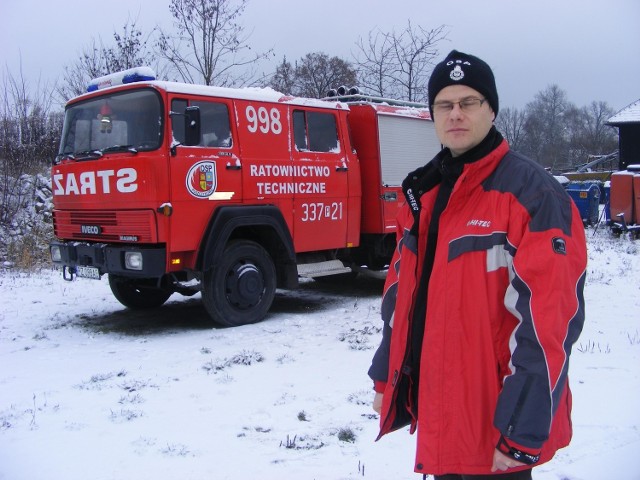 Gniewko Niedbała zainicjował utworzenie obecnej OSP w  Puszczykowie i nie ukrywa, że zamierza startować w kolejnych wyborach na stanowisko burmistrza