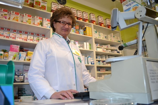 Bogumiła Krawczyk jest farmaceutką, pracuje w człuchowskiej aptece Oberland