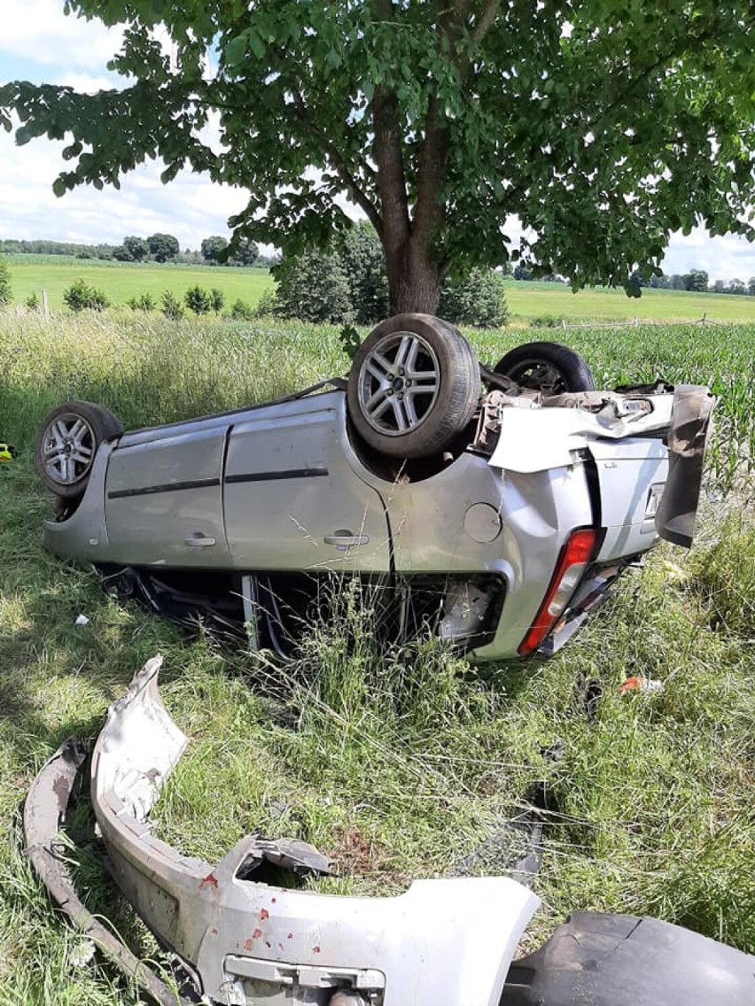 Groźne wypadki na drogach powiatu człuchowskiego