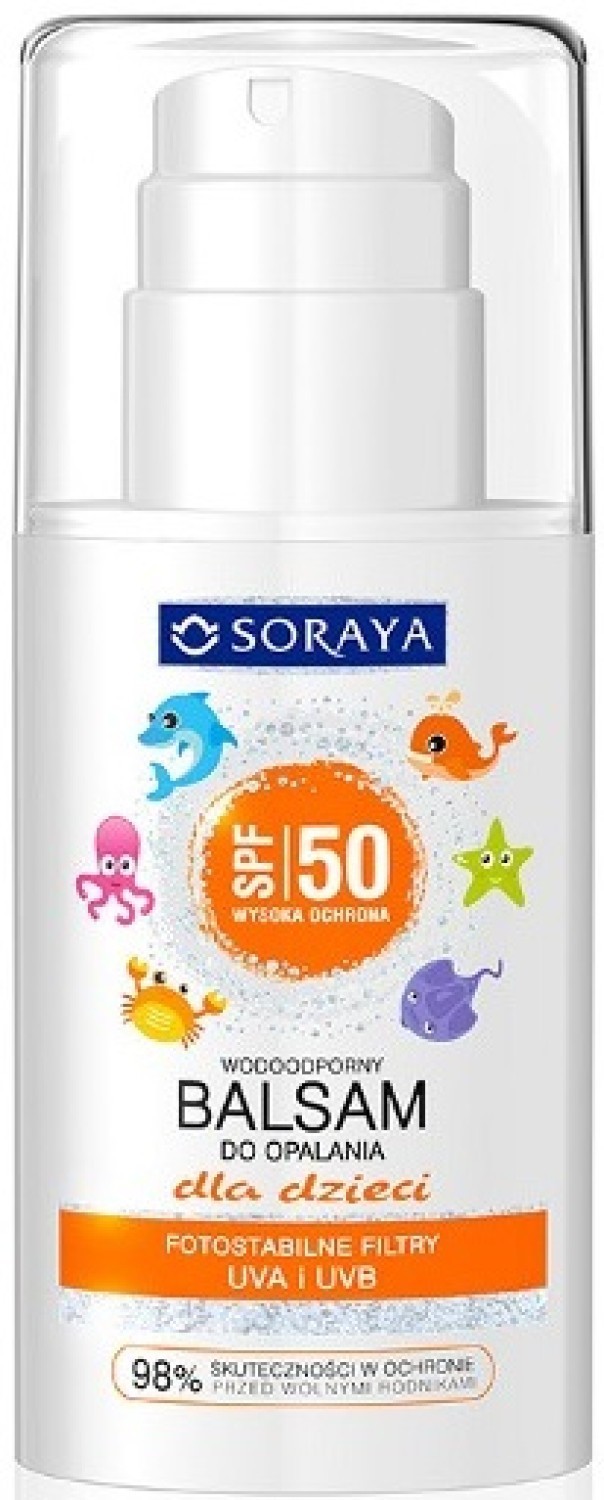 4. Wodoodporny balsam do opalania dla dzieci Soraya SPF 50...