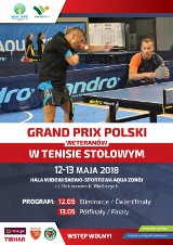 W Wałbrzychu w najbliższy weekend odbędzie się 9. Grand Prix Polski Weteranów w Tenisie Stołowym