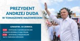 Wybory prezydenckie w Tomaszowie Maz. Andrzej Duda w czwartek ma odwiedzić Tomaszów Mazowiecki 