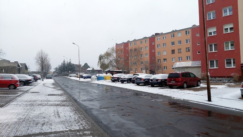 Zima i śnieg w Żarach