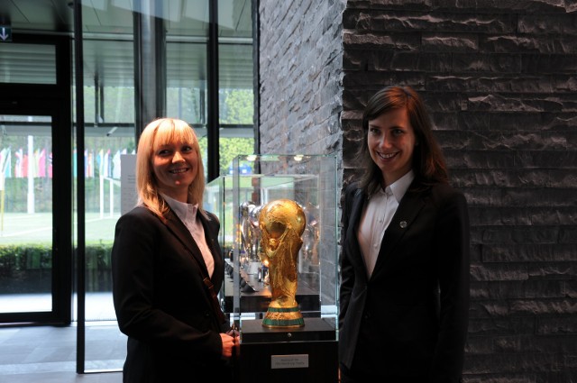Monika Mularczyk (od lewej) na mistrzostwach Europy będzie sędziować mecze