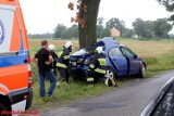 Gmina Trzemeszno: Tragiczny wypadek. Kierowca mazdy nie żyje