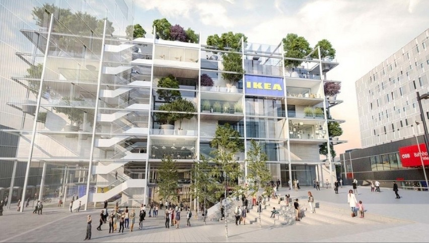 Tak ma wyglądać sklep IKEA w Wiedniu - bez parkingów