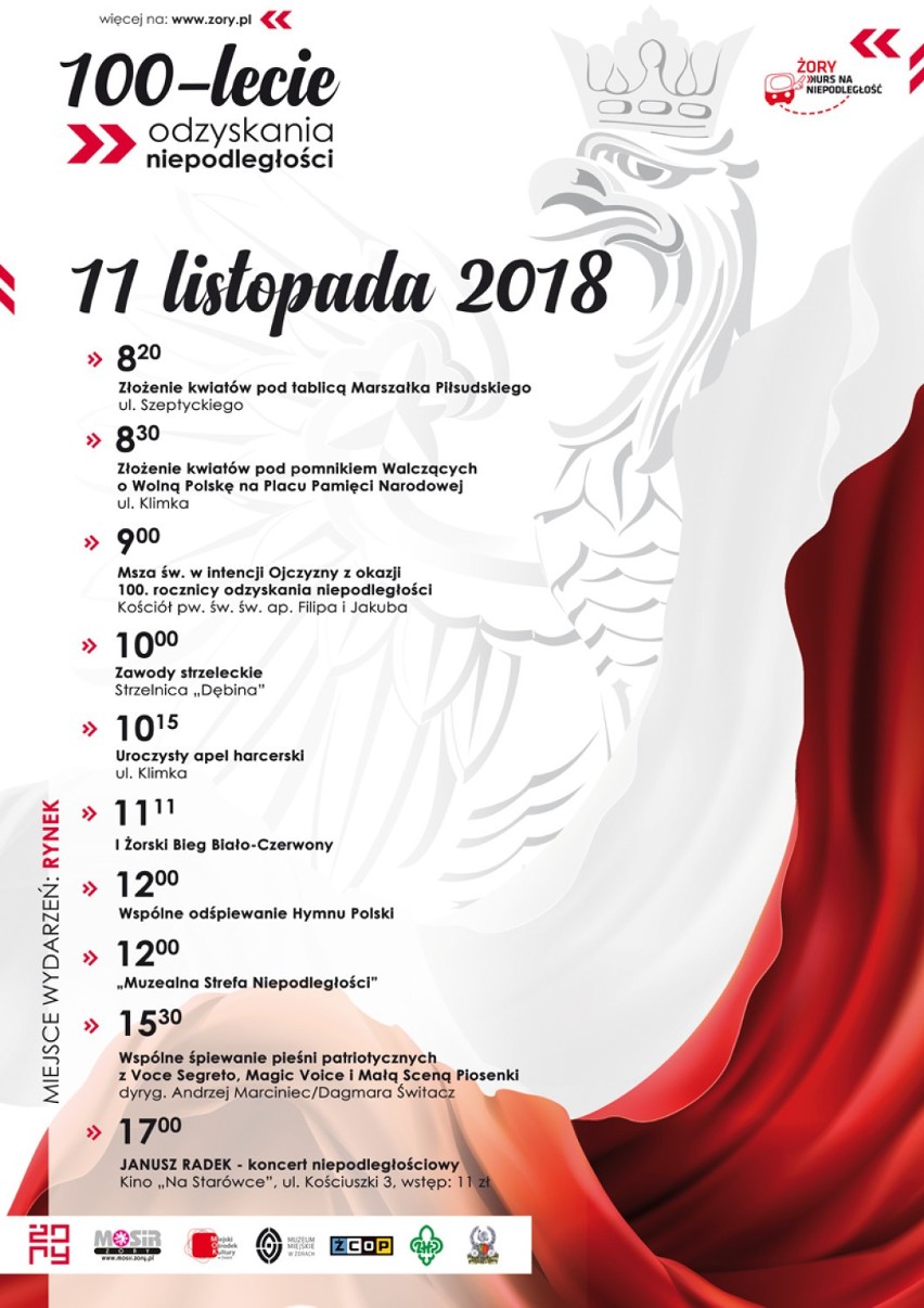11 Listopada: Święto Niepodległości w Żorach. Co nas czeka?