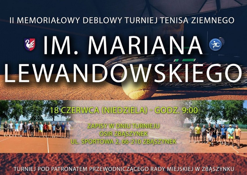 Zbąszynek II Memoriałowy Deblowy Turniej Tenisa Ziemnego im. Mariana Lewandowskiego