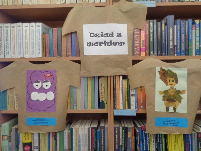 Biblioteka w Kole: Rozstrzygnięto konkurs plastyczny "Dziad z workiem"
