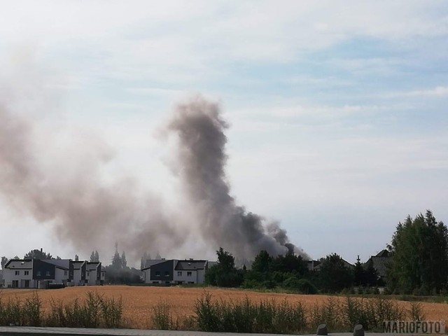 Pożar w zakładach przy ul. Drobiarskiej