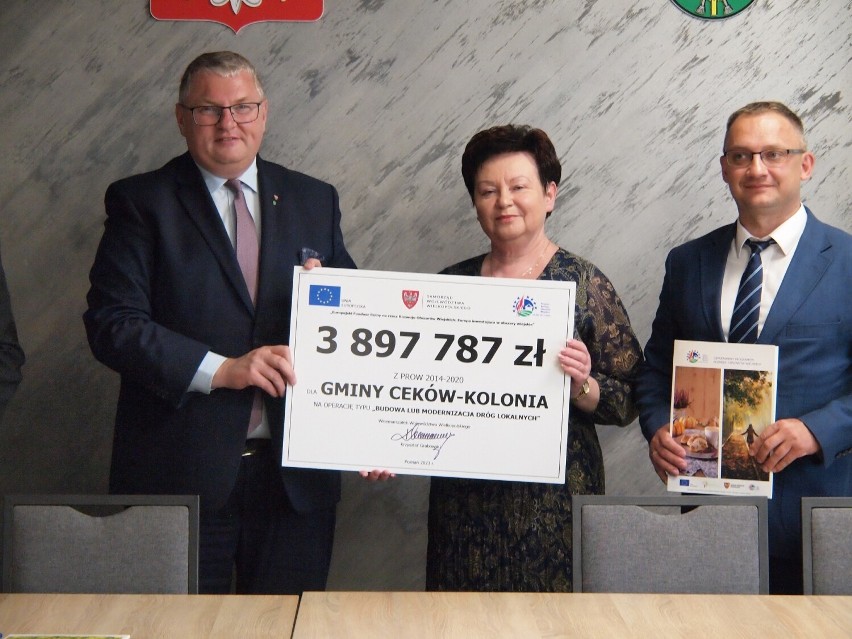 Gmina Ceków-Kolonia otrzymała pieniądze na remonty dróg