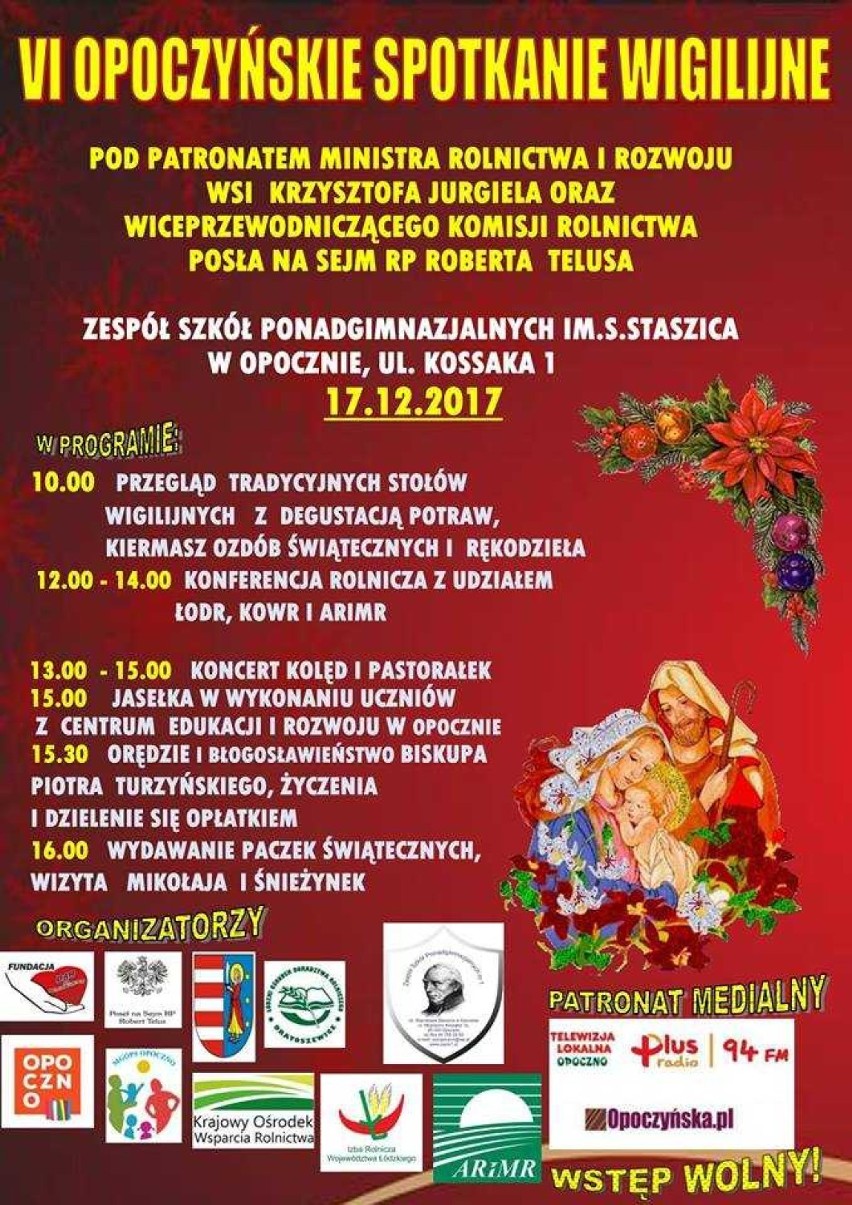 Jarmark świąteczny w Tomaszowie i Opocznie już w ten weekend