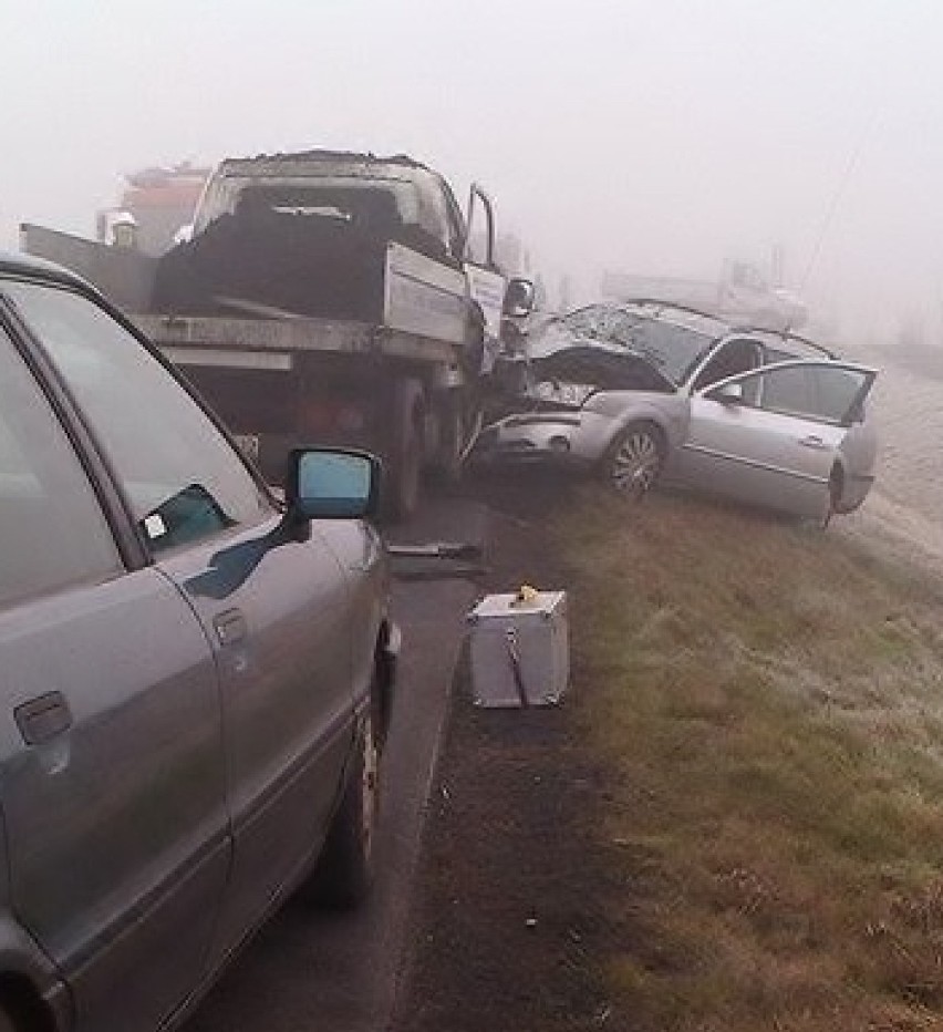 Wypadek między Racotem a Kościanem