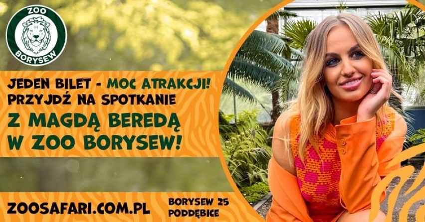 Wokalistka i influencerka Magda Bereda wystąpi w ZOO Borysew w niedzielę 29 maja z okazji Dnia Dziecka ZDJĘCIA