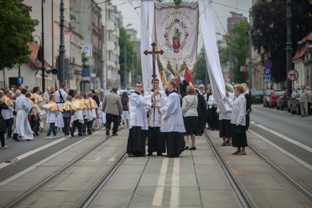 Procesja Bożego Ciała w Łodzi