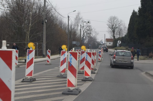 Utrudnienia na ulicy Radlińskiej w Wodzisławiu Śl.