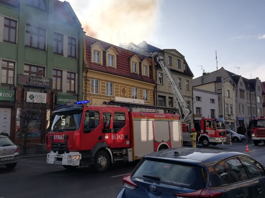 Pożar sadzy w kominie przy ulicy Ofiar Terroru w Rydułtowach