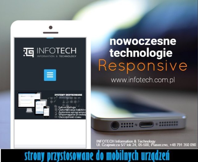 Strony www responsywne i mobilne www.infotech.com.pl