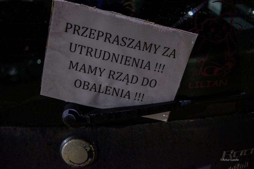 Piątkową (30 października) odsłoną Strajku Kobiet w Tarnowie...