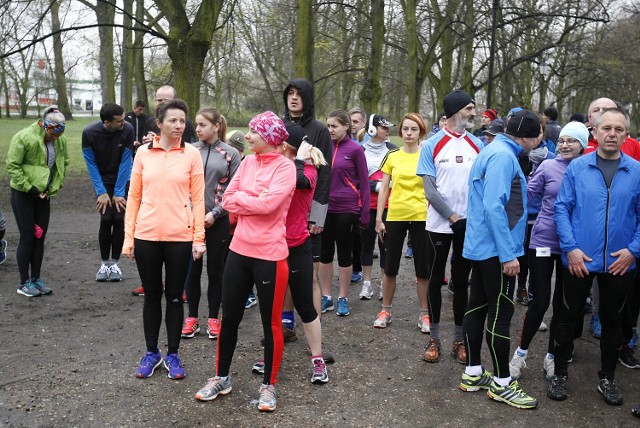 Parkrun Łódź. Bieg w parku Poniatowskiego - 9 kwietnia 2016