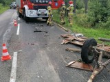 Podhale. Osobówka wjechała w zaprzęg konny. Woźnica został ranny [ZDJĘCIA]