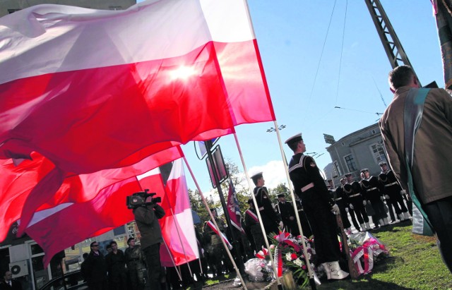 Plac Gdynian Wysiedlonych: tu odbywają się uroczystości upamiętniające wydarzenia z roku 1939