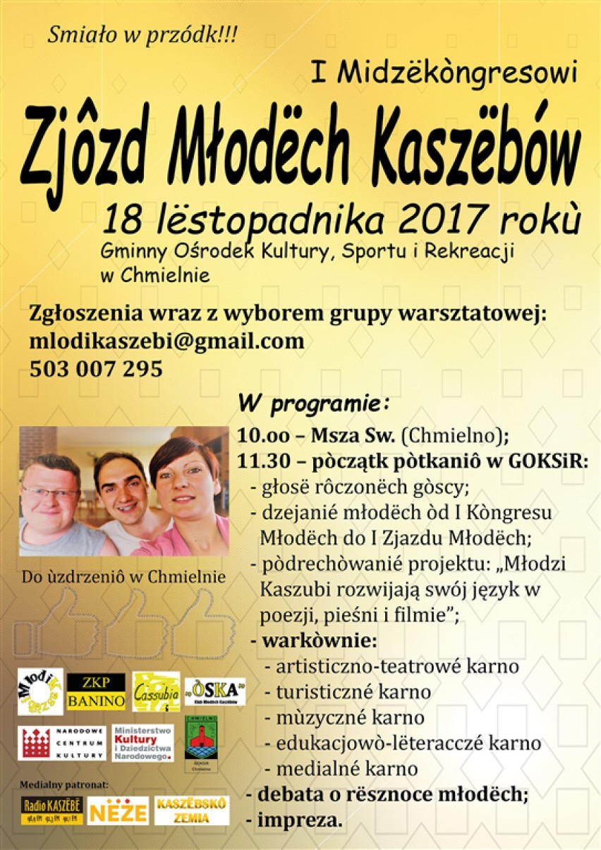 I Międzykongresowy Zjazd Młodych Kaszubów w Kartuzach 2016