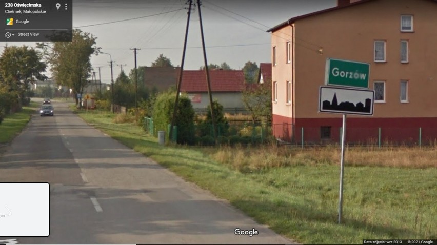 Tak wieś Gorzów wita wjeżdżających