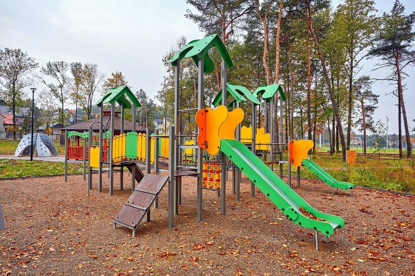 Park Czarna Góra w Olkuszu prezentuje się okazale