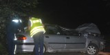 Wypadek w Rokicinach. Pijany kierowca wjechał w drzewo i trafił  do szpitala
